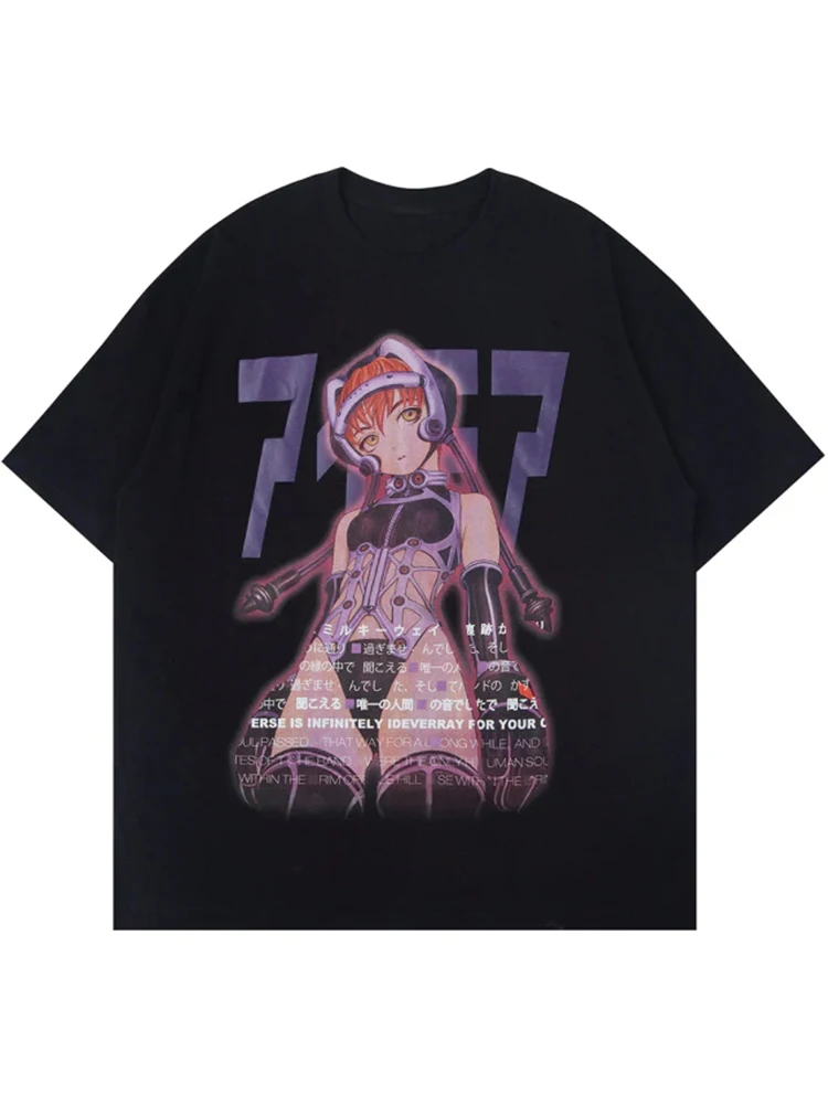

Harajuku Kawaii T Shirt Women Ullzang Tshirt Funny Cartoon T-shirt Cute Anime Top Tee Female