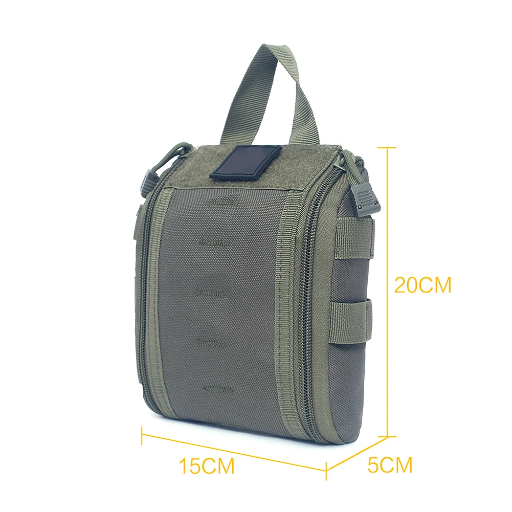 

Climbing Hunting Camping Bag First Aid Bag Outdoor Sporting 1 PC 1* 20*15*2cm MOLLE Medical Outdoor Oxford Cloth