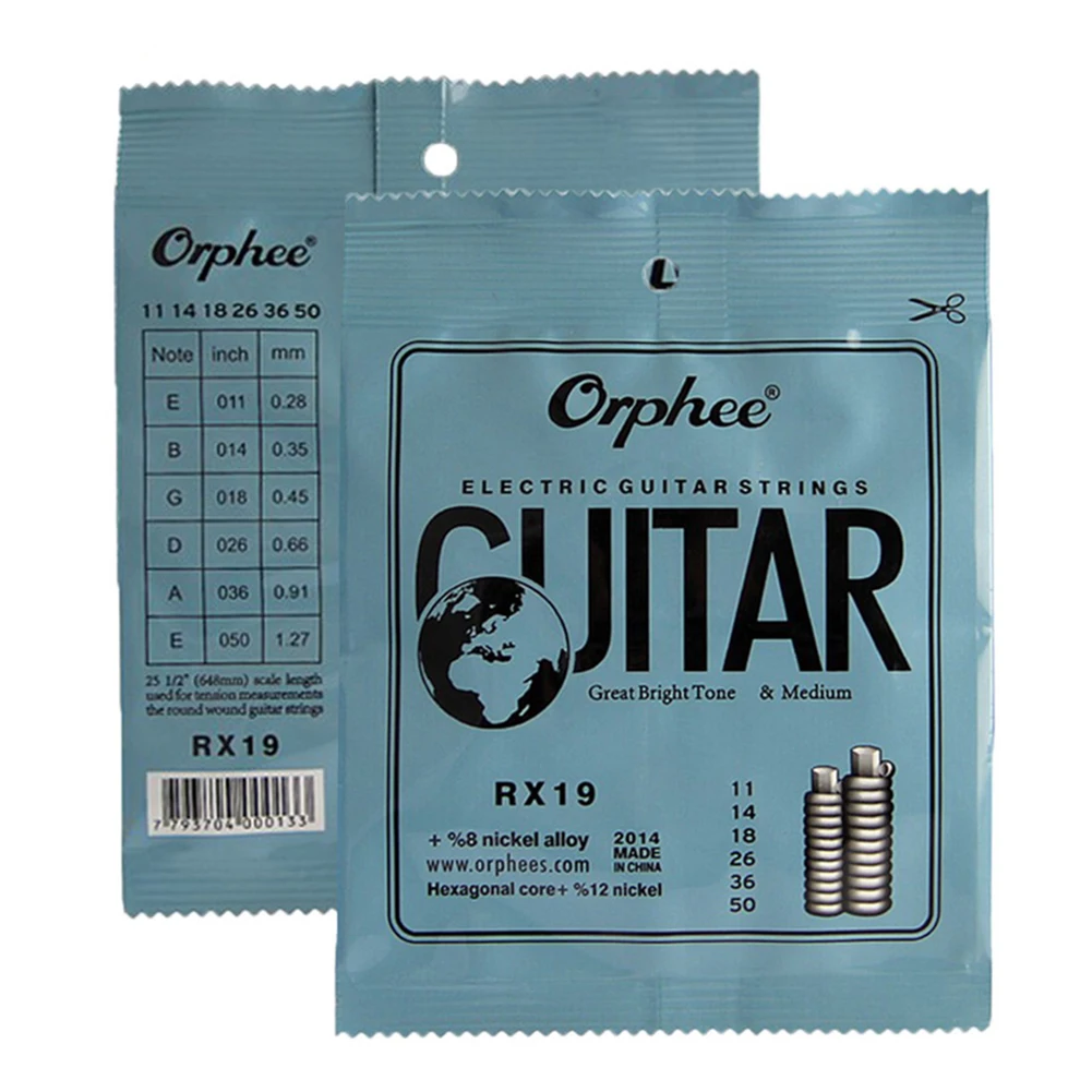 

5sets Rustproof For Beginner Electric Guitar Strings Colorful Ball-End Smooth×