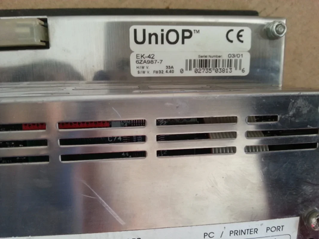 EK-42 6ZA987-7 Панель оператора Uniop б/у