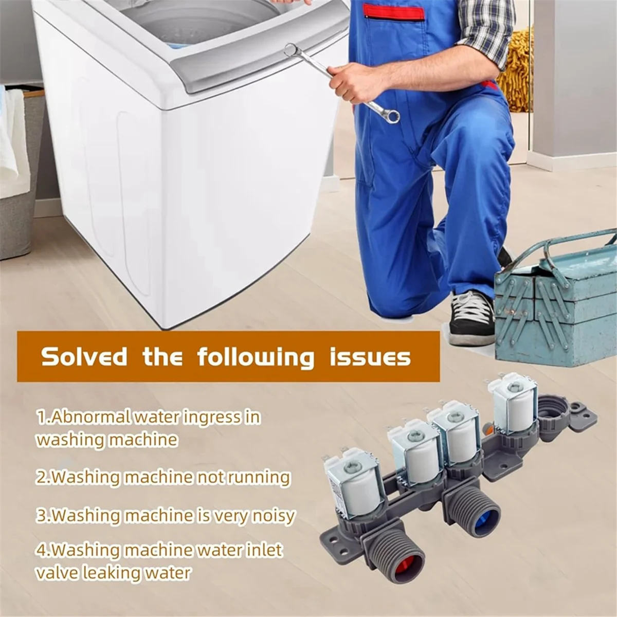 AJU 75152602 Впускной клапан стиральной машины для LG WT7405CW WT7305CV WT7305CW WT7150CW WT7250CW WT7880HWA