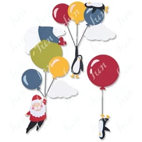 2022 new arrival festive sky balloon party metal cutting dies mold decoration diy scrapbooking material paper craft supplies