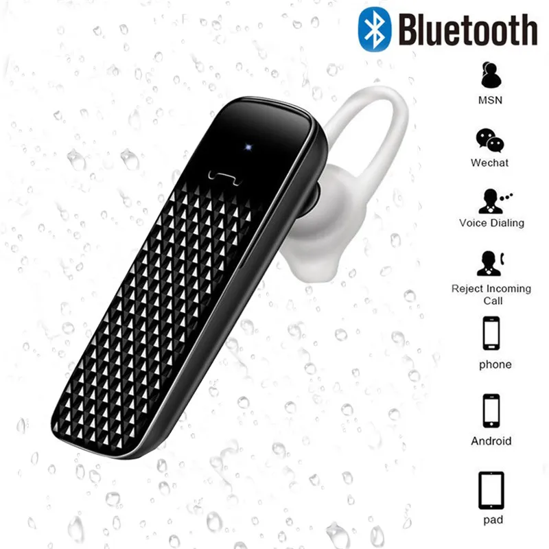 

Миниатюрные Bluetooth-наушники, беспроводные стерео наушники-вкладыши с басами, гарнитура с заушным крючком и микрофоном, наушники для смартфон...