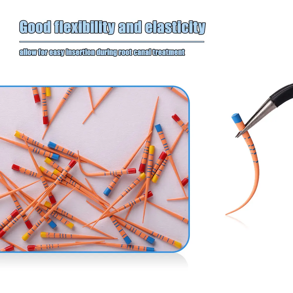 60 шт./кор. стоматологические точки Gutta смешанные 04 06 F конус 15-40 # F1F2F3 Впитывающая