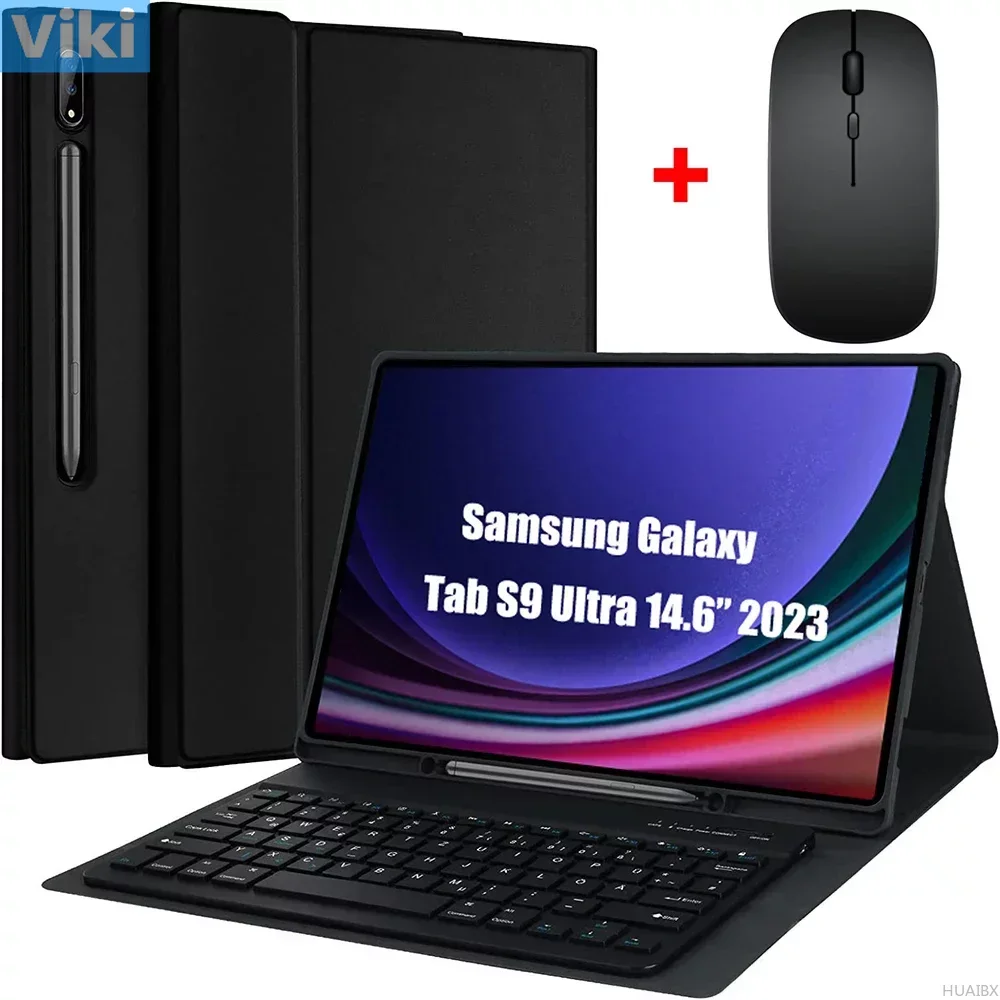 Чехол для Samsung Galaxy Tab S9 Ultra 14 6 дюйма съемный чехол с клавиатурой SM-X910/X916B/X918U