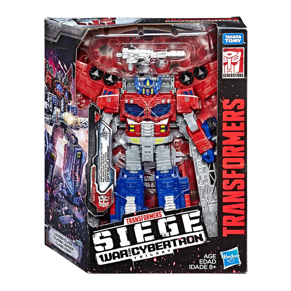 

[In Stock] Hasbro Transformers War for Cybertron Siege Leader Galaxy Upgrade Optimus Prime Action Figure Collectible Model Toys