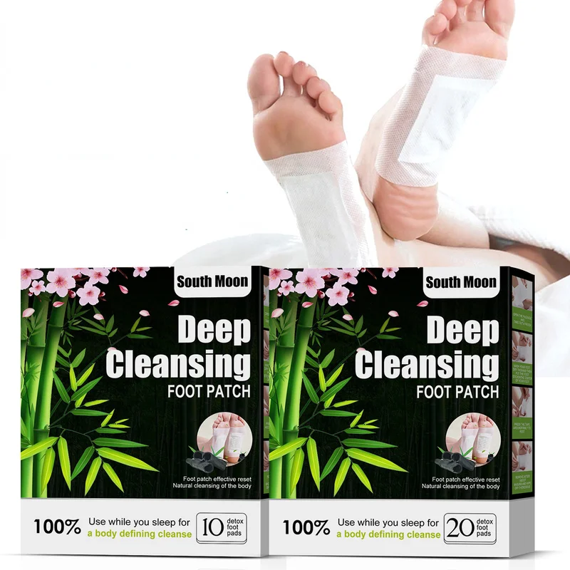 

Detox Foot Patch for Stress Relief & Deep Sleep Natural Detox Foot Pads with Bamboo Vinegar Help Remove Toxins and Cleanse Body