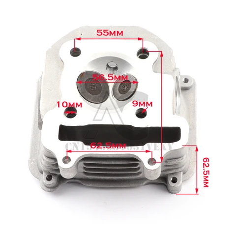 Семейная головка цилиндра 56,5 мм в сборе, для скутера, мопеда, go-kart ATV QUAD 157QMJ 1P57QMJ GY6 150 cc
