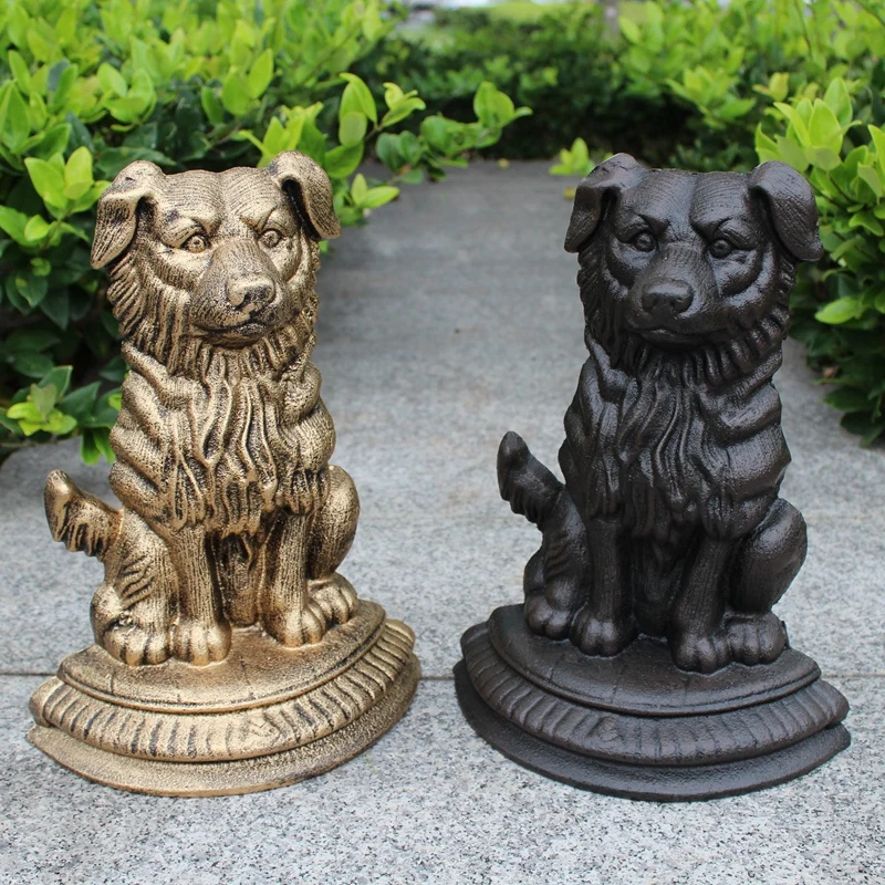 Door Stopper Creative Antique Style Windproof Stops Room Decoration Dog Figurine Cute Doorstops Holder