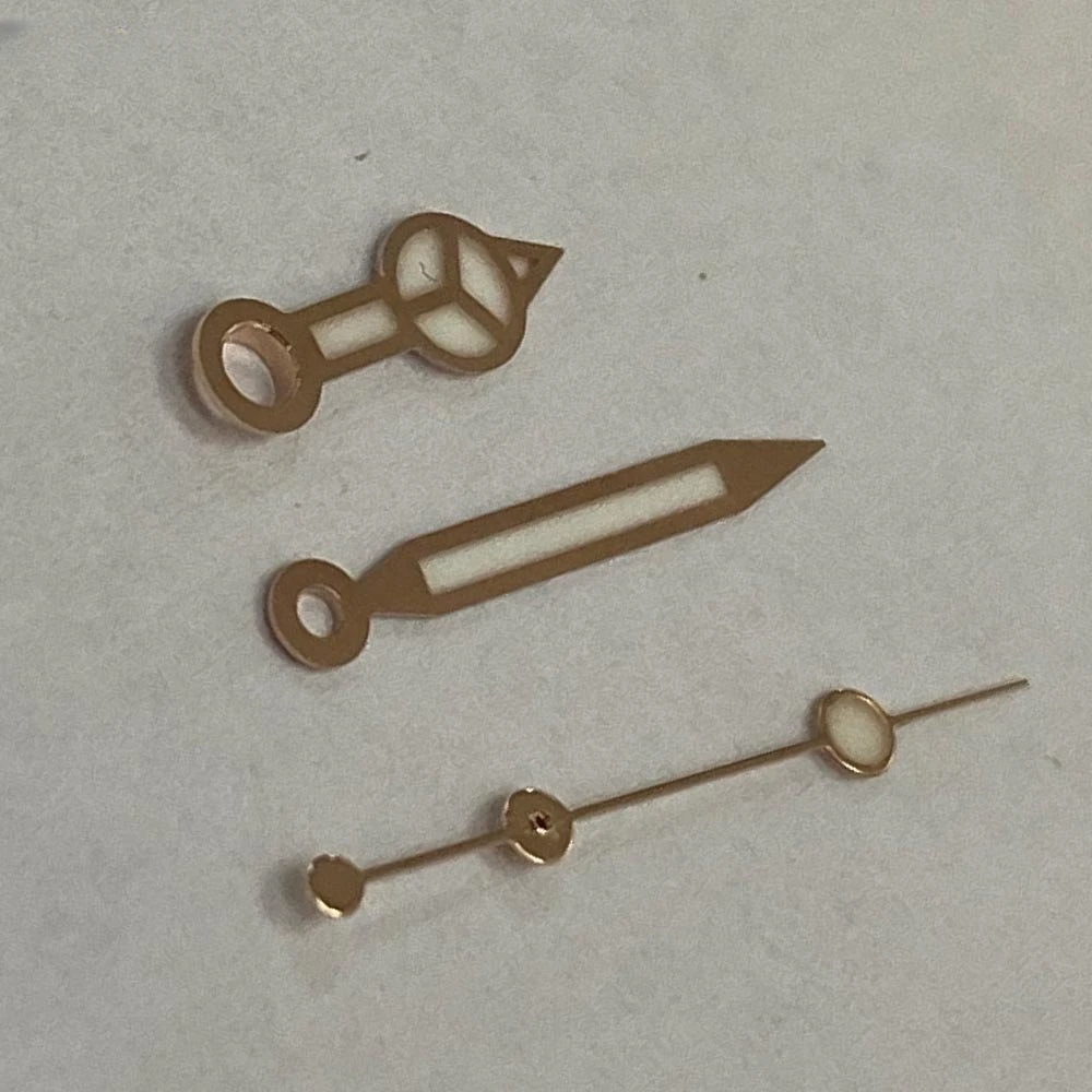 Стрелки часов Синие светящиеся стрелки для NH35 NH36 Аксессуары с механизмом Три по