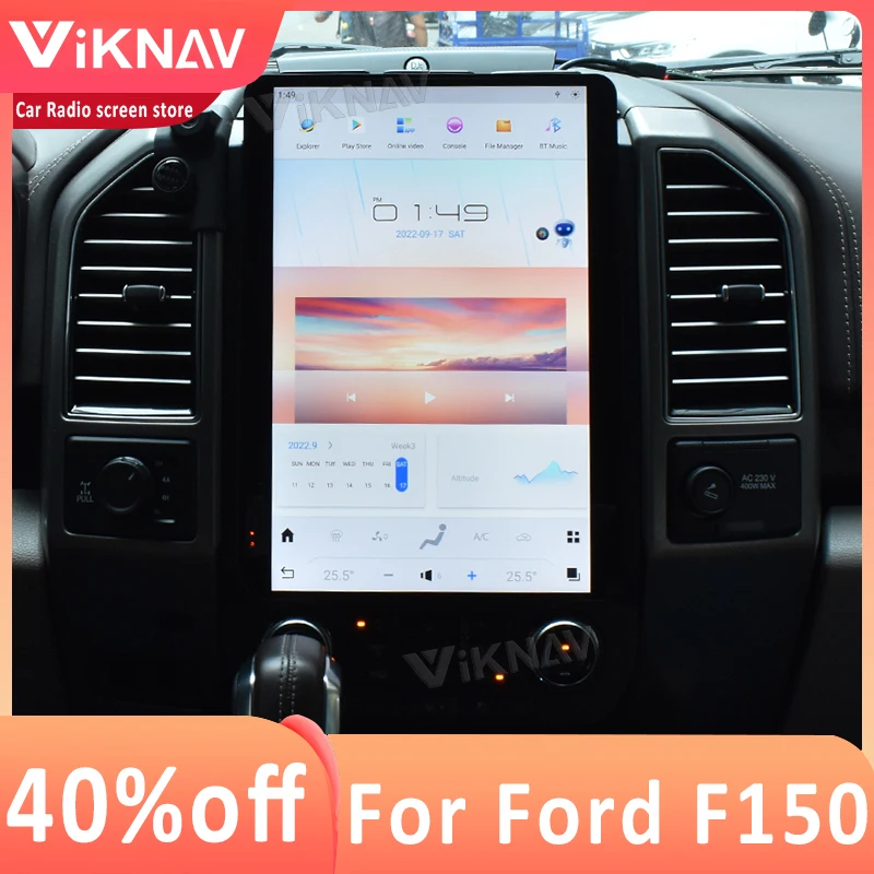 

Автомобильный радиоплеер Android 12 для Ford F150 2016-2020, мультимедийный Головной блок, автомобильное стерео, автомобильное аудио, GPS-навигация
