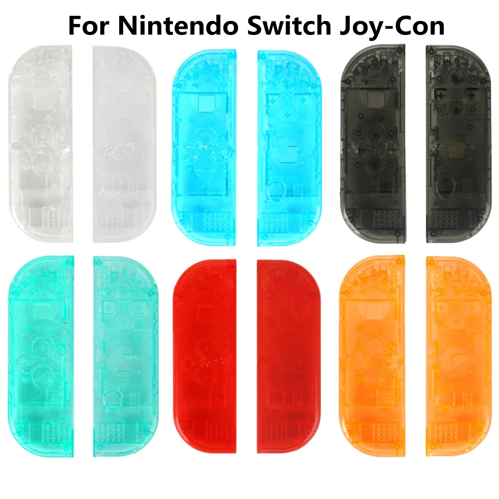 

DIY Translucent Controller Housing Shell Gamepad Case For Nintendo Switch NS Joy-Con Multi-Color Optional