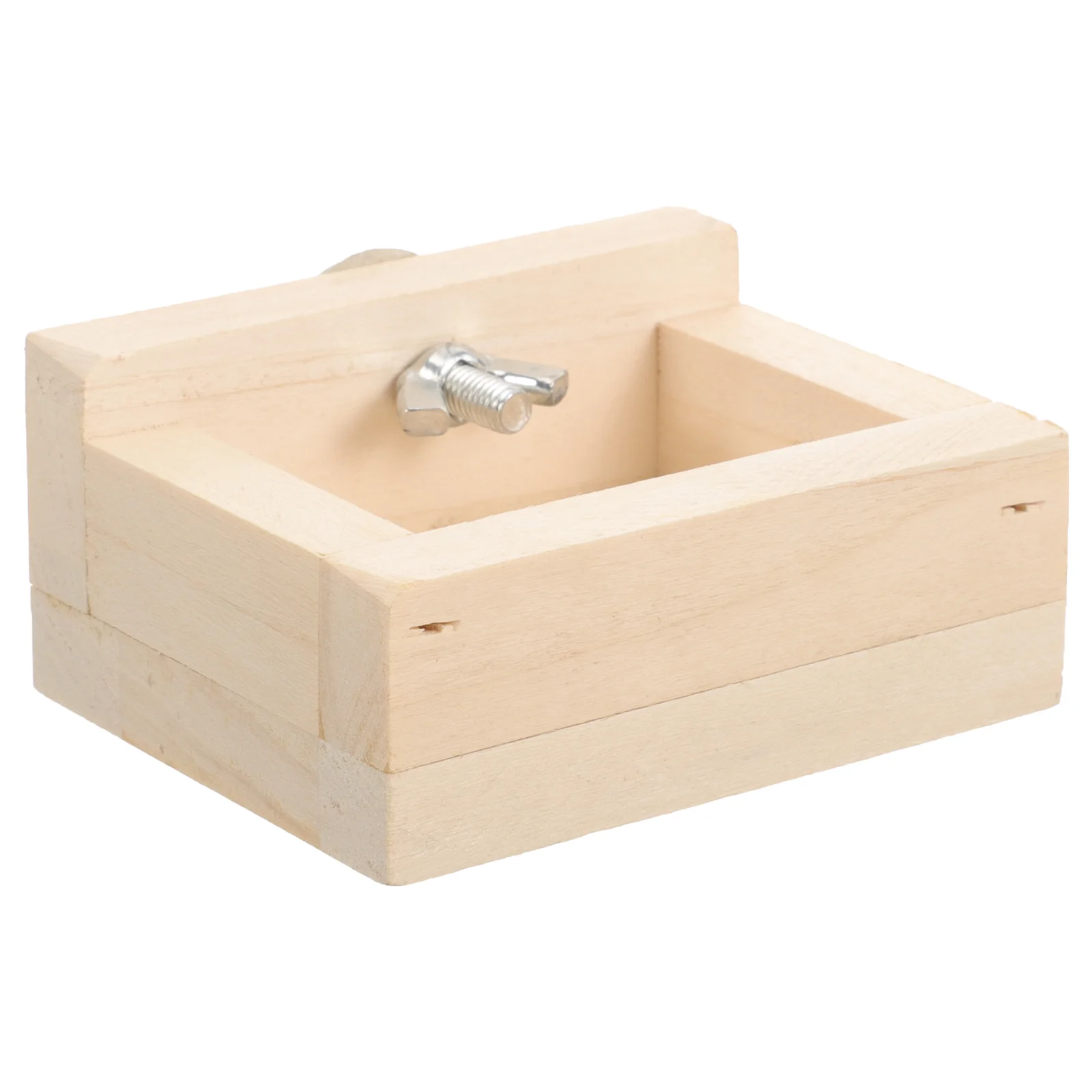 

Multi-function Hamster Feeder Hamster Feeder Wood Chinchilla Bowl Household Feeding Wooden Wear-resistant Washable