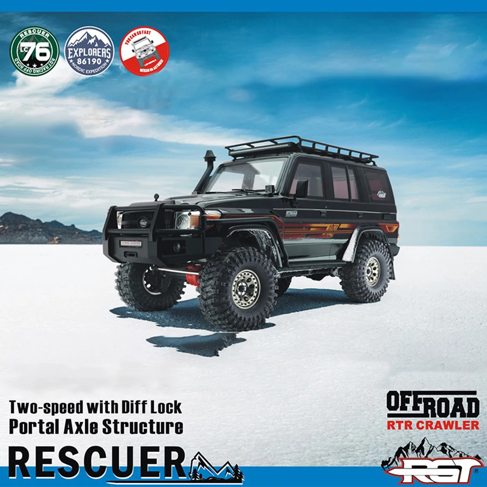 RGT EX86190 модель LC76 1/10 RC электрический пульт дистанционного управления 4WD