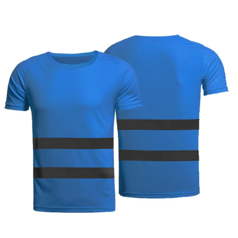 Светоотражающая футболка с высокой видимостью для автомобиля безопасная