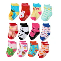 12 pairs non slip toddler ankle sock baby boys and girls anti slip socks for infants and kids children stockings 1 3 year old