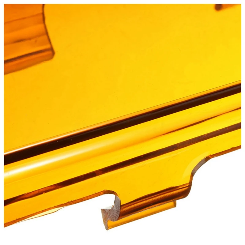 3x8 дюймовая изогнутая Рабочая панель для объектива ATV UTV внедорожник 4WD Янтарный