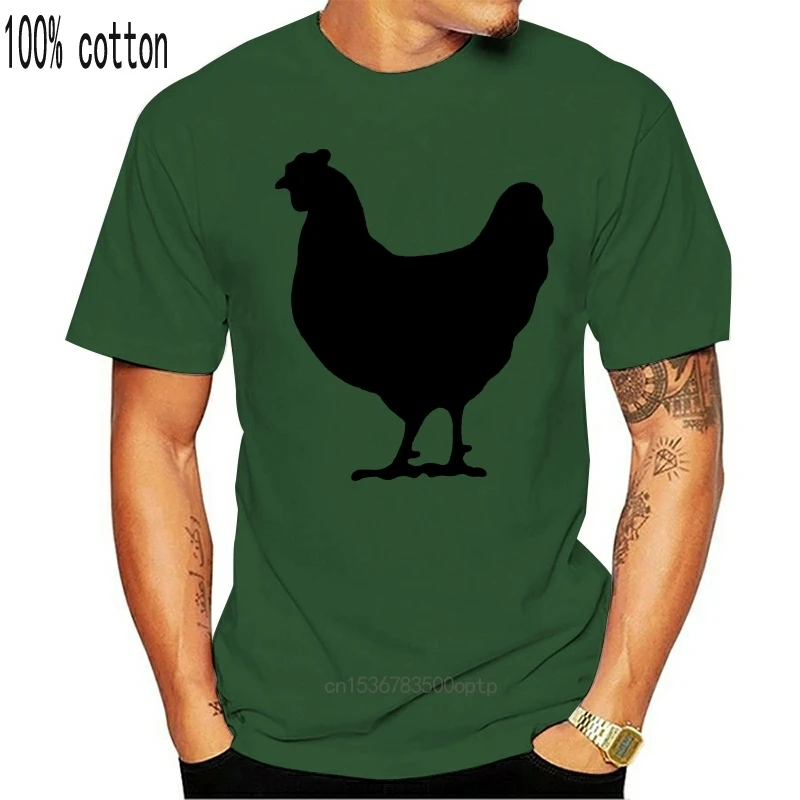 

Man Clothing Chicken Hen T-Shirt Womens Tshirt Tee