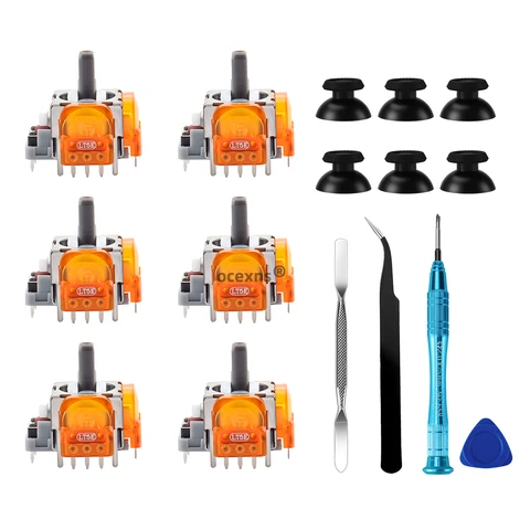 Комплект из 6 джойстиков TMR для контроллера PS5