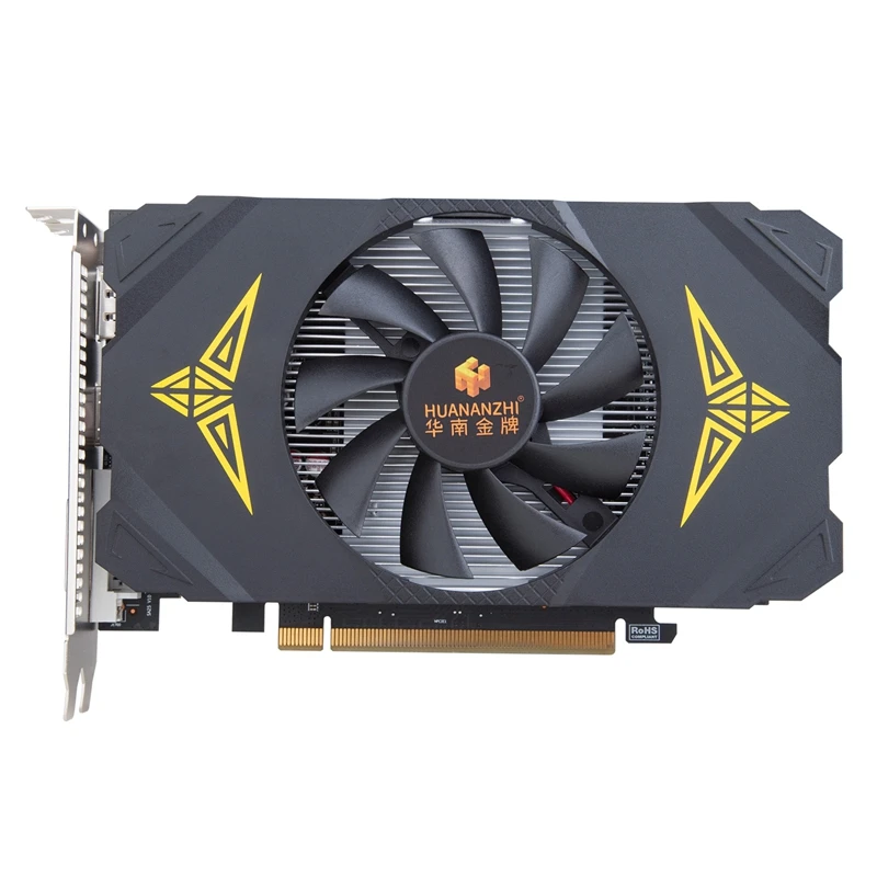 

HUANANZHI RX550 4GB Ultra-Fast Graphics Card 4G 128Bit GDDR5 1183Mhz/6000Mhz PCI-E 3.0 X8 HD Computer Game Desktop Graphics Card