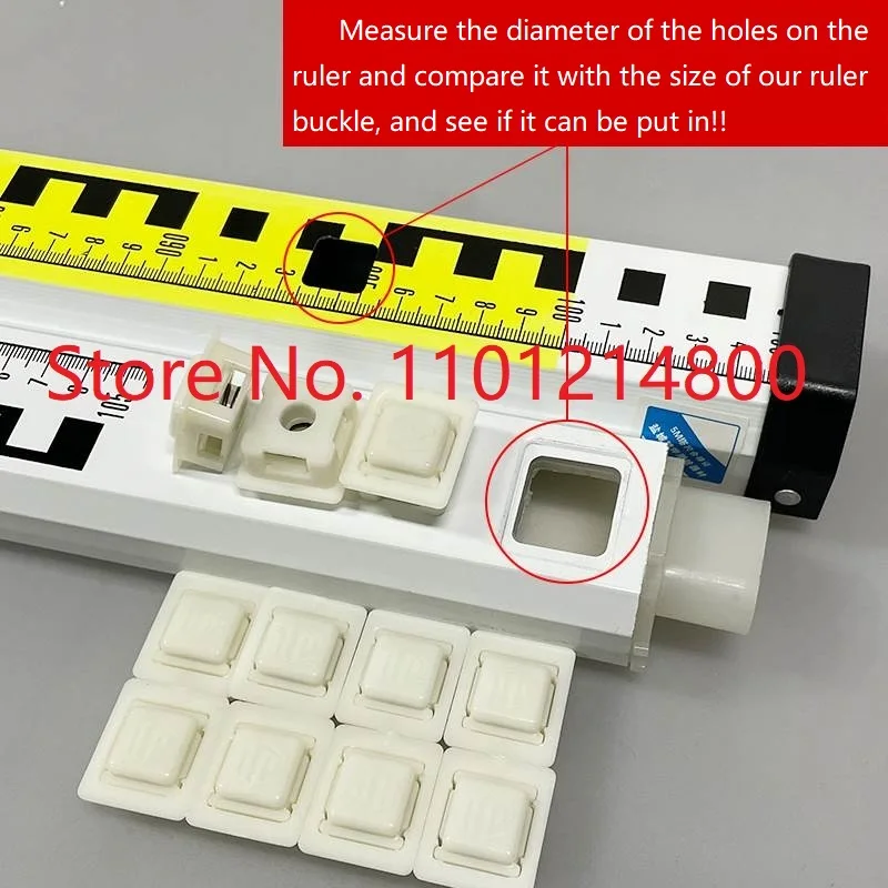 Съемка и сопоставление алюминиевая башня из сплава линейка Пряжка измерительная