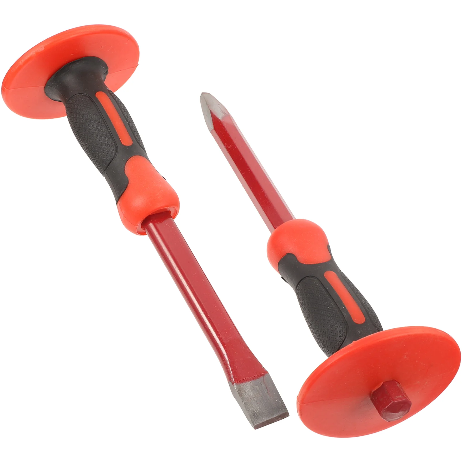 

Chisel Demolishing Rock Concrete With Hand Guard Stone Cold Scaling Masonry Tools Carving