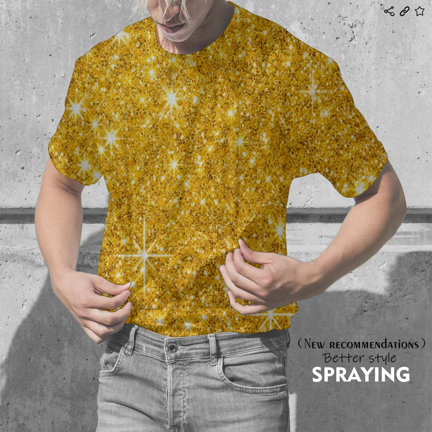 

6XL2023Kaus Pria Kaus Grafis 3D Leher случайный Bluetooth 3D геймбар Cetak Kasual Harian Pendek Cetak Pakaian уличная одежда Berlebihan