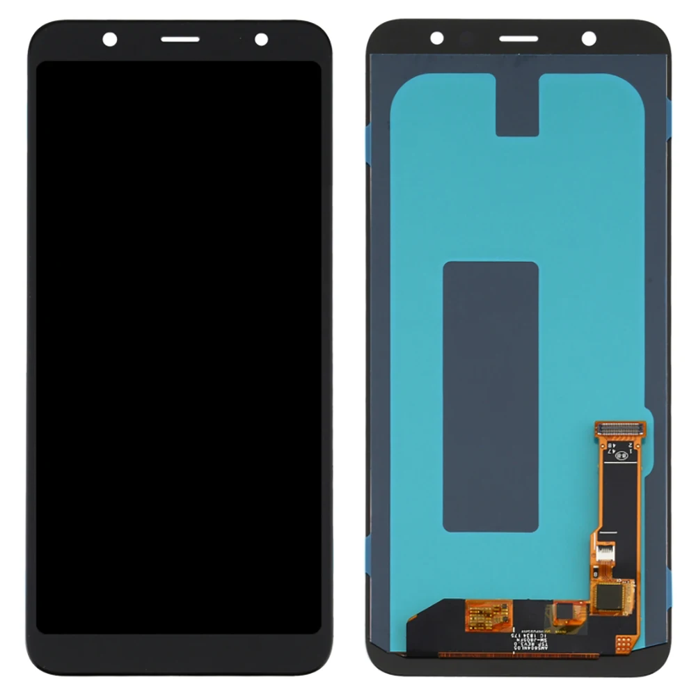 Super AMOLED LCD Display Screen and Touch Digitizer Assembly for Samsung Galaxy A6+ (2018) SM-A605 Black LCD Screen Replacement