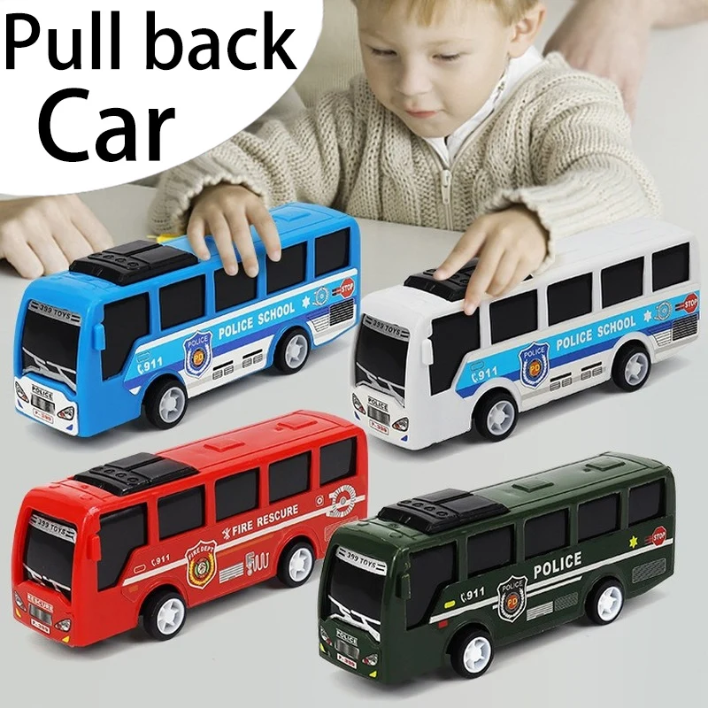 

Children's Pull Back Baby Funny Kids Toys Spring Clockwork Random Mini Bus Boy Car