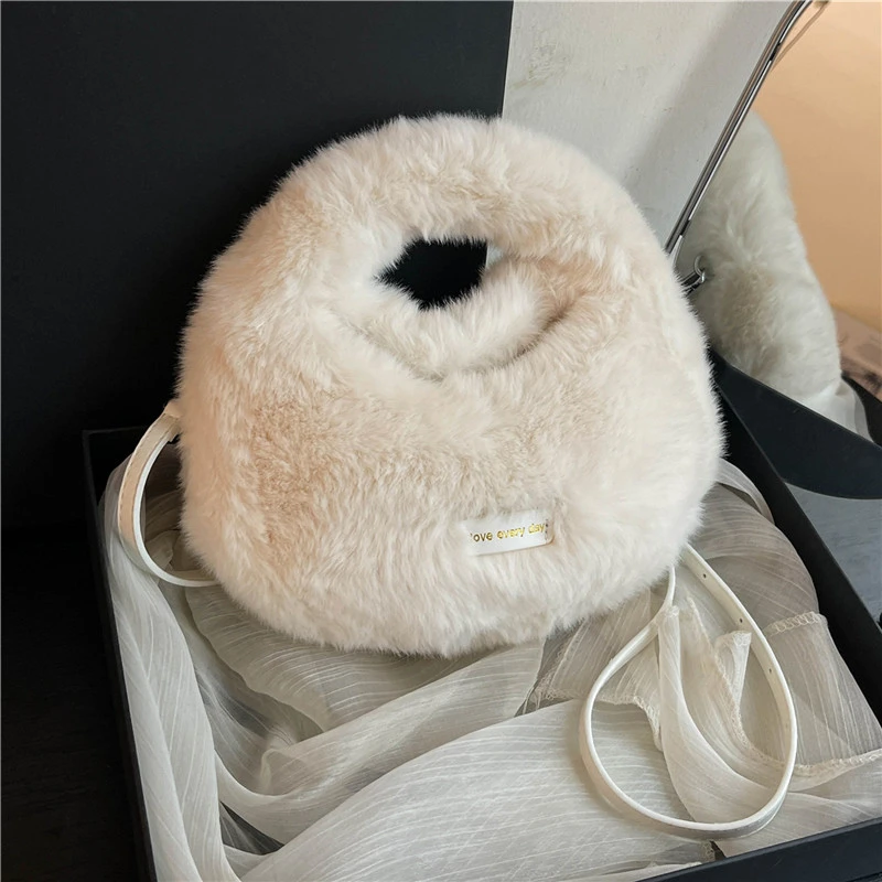 Однотонная бархатная сумка-мешок хит продаж 2024 сумка через плечо с застежкой