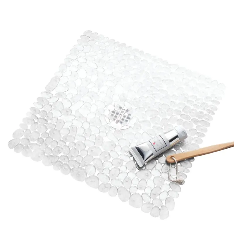 

Pebblz Square Clear Shower Mat