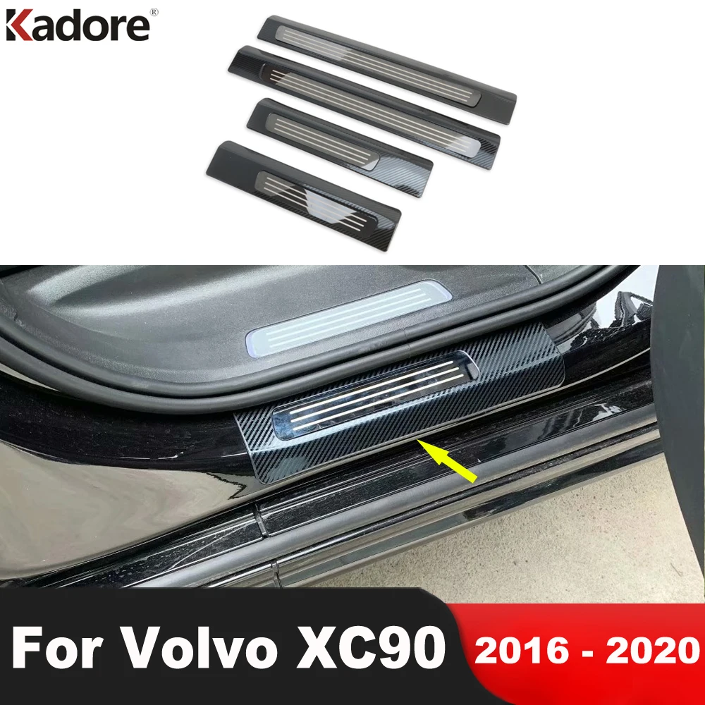 Автомобильные аксессуары для Volvo XC90 2016 2017 2018 2019 2020 стальная Накладка на порог