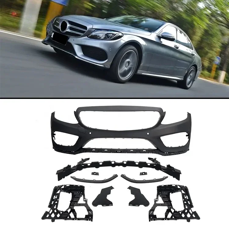 Высококачественный комплект кузова для Mercedes Benz C-class W205 обновление до C63 Amg с