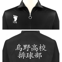 anime cosplay volleyball sportswear high school uniform costume jacket coat tops pants sportswear for school sports party