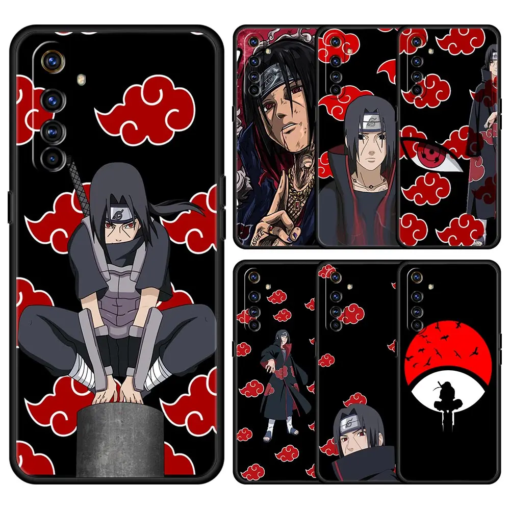 

Naruto Crow Itachi Sasuke For Realme 8 7 6 Pro C21 C3 C11 Phone Case Oppo A53 A52 A9 A54 A15 A95 Reno7 SE Reno6 Pro 5G Z Cover