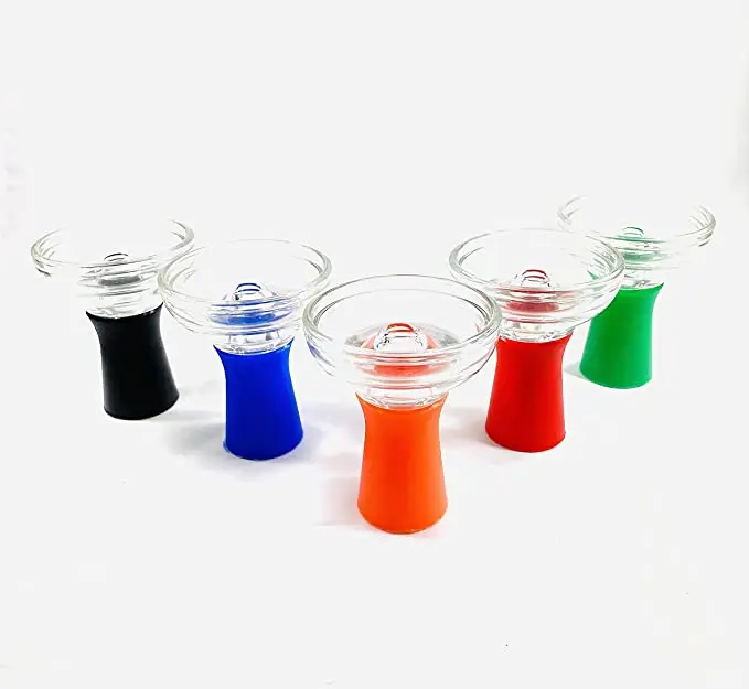 

Glass Silicone Hookah Bowl Deep Extra Large Hookah Shisha Bowl Silicone Bowl Heat Up Hookah Accessories Shisha Bowl