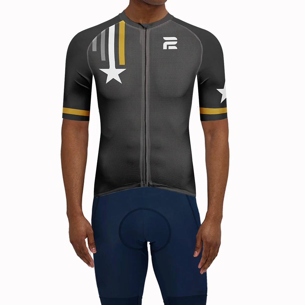 Runchia мужской велосипедный трикотаж с коротким рукавом Ropa Ciclismo Hombre летняя одежда