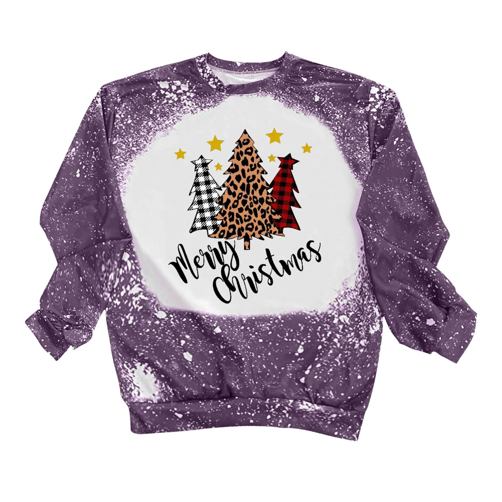 

Женский свитшот с леопардовым принтом и длинным рукавом