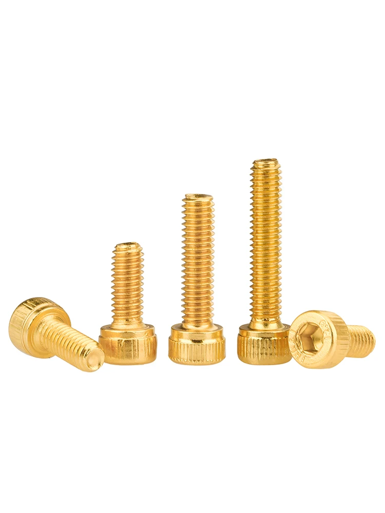 Высокопрочный шестигранный винт из углеродистой стали класса 12 9 с титановым