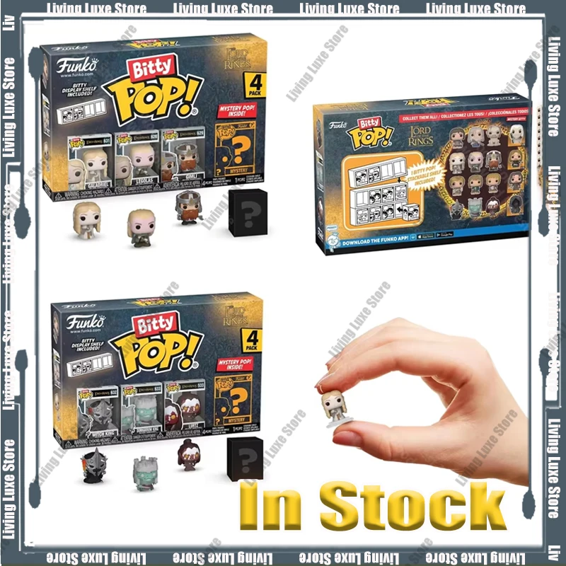 Новинка [В наличии] Funko Bitty Pop The Lord of Rings Фигурки Виниловая мини-фигурка аниме