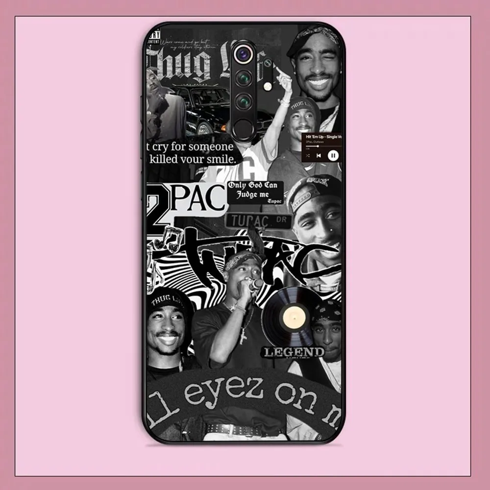 2PAC Tupac Rapper Hip Hop Phone Case For Redmi Note 4 X 5 A 6 7 8 T 9 9S 10 11 11S 11Epro Poco M3 pro