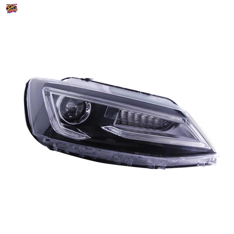 Подходит для модификации фар Volkswagen New Sagitar в стиле Audi A5 с LED-дневными ходовыми огнями и биксеноновыми линзами. (art.: 3920d96cf782e) - 3920d96cf782e