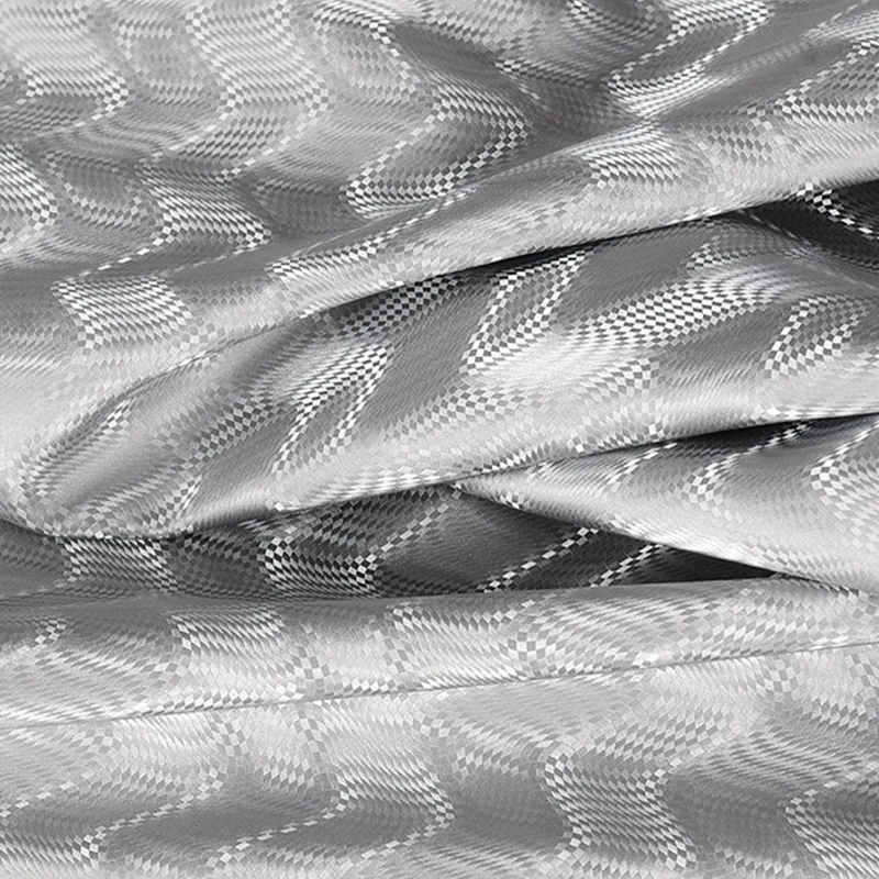 Серый серебристый 3D динамический искусственная кожа Блестящий эластичный