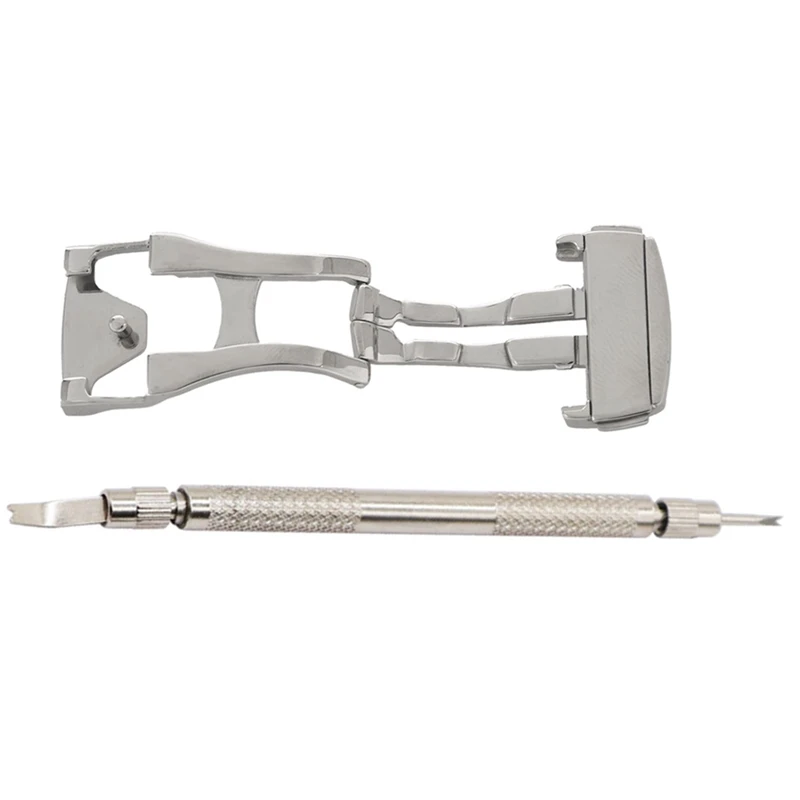 

1 шт. 20 мм складная застежка для ремешка часов и 1 шт. металлический ремешок для часов