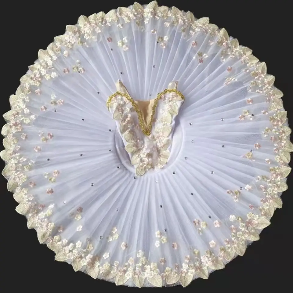 Белая профессиональная балерина балетная пачка для детей девочек и взрослых