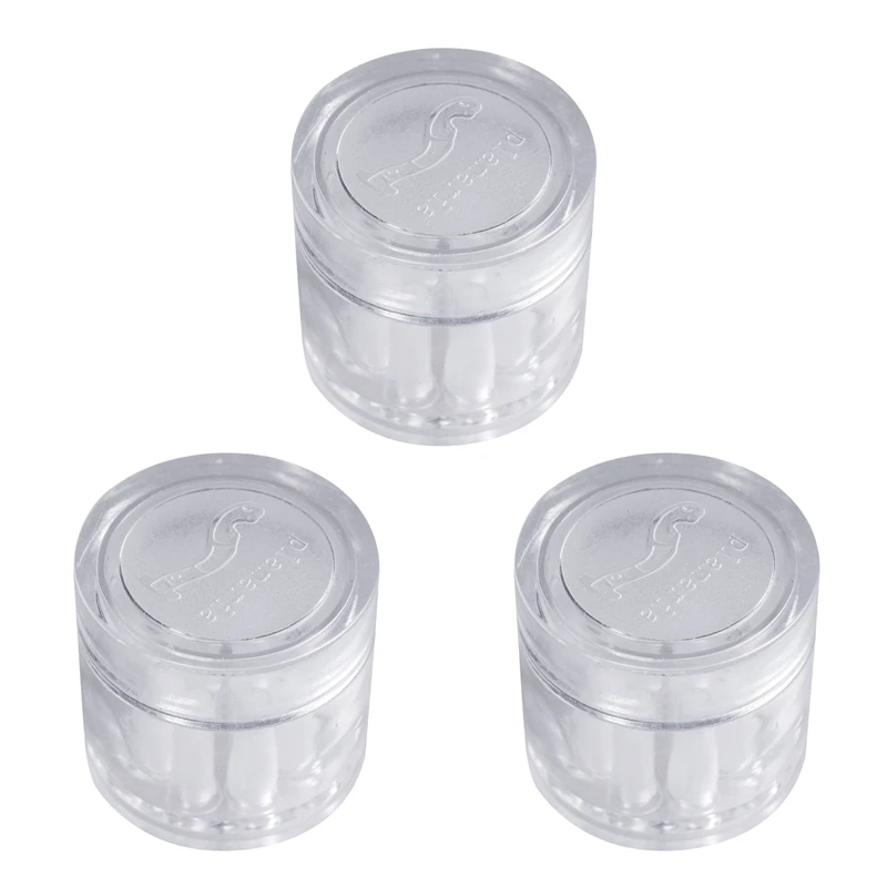 

3X аквариумный резервуар, пластиковая ловушка, ловушка для труб, ловушка для плоского червя, 8 отверстий, прозрачная