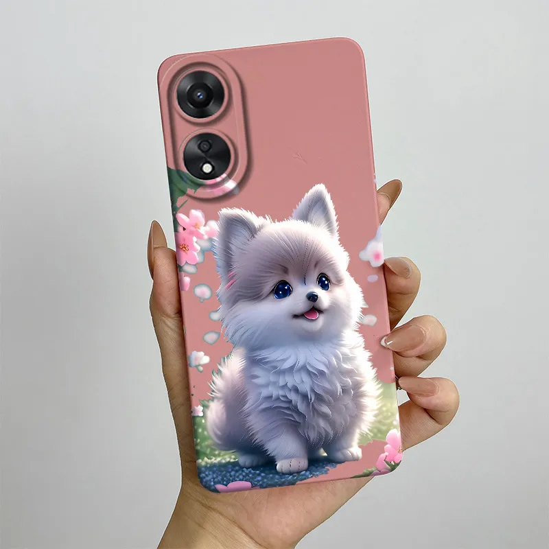 Фото Для OPPO A78 5G A1X 5G чехол Fundas CPH2483 CPH2495 силиконовый мягкий чехол для телефона с милым окрашенным принтом противоударный защитный чехол №5