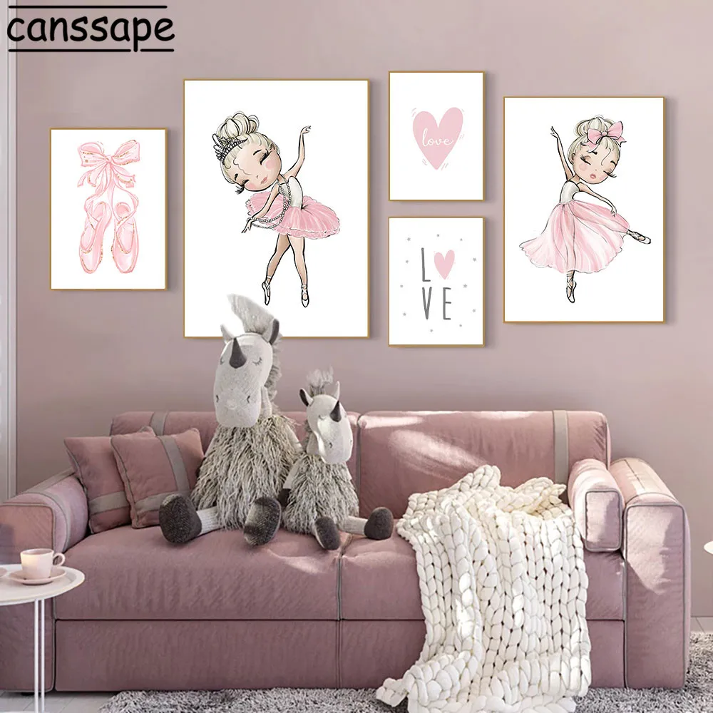 Настенные художественные Плакаты для детской комнаты Картина на холсте с
