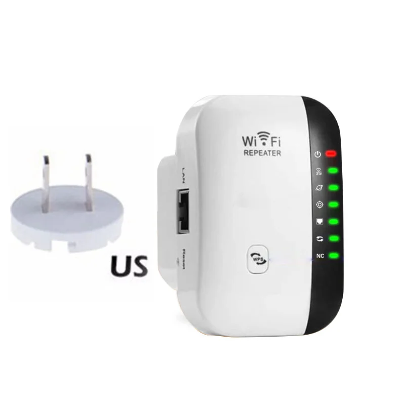 

300M Small Steamed Bread Wireless Router Signal Amplifier Network Expansion Launch AP Booster Wireless AP White Repeater