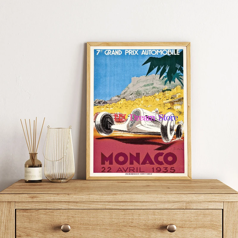 Картина на холсте Гран-при Монако 1967